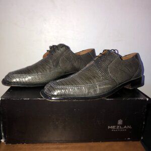 Mezlan Platinum designer dress shoes